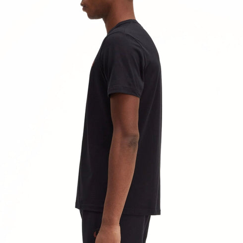 Fred Perry T-shirt T-shirt Uomo basic girocollo Nero whisky A24 - FRED PERRYM1600 - X56 - S - Francavilla Moda